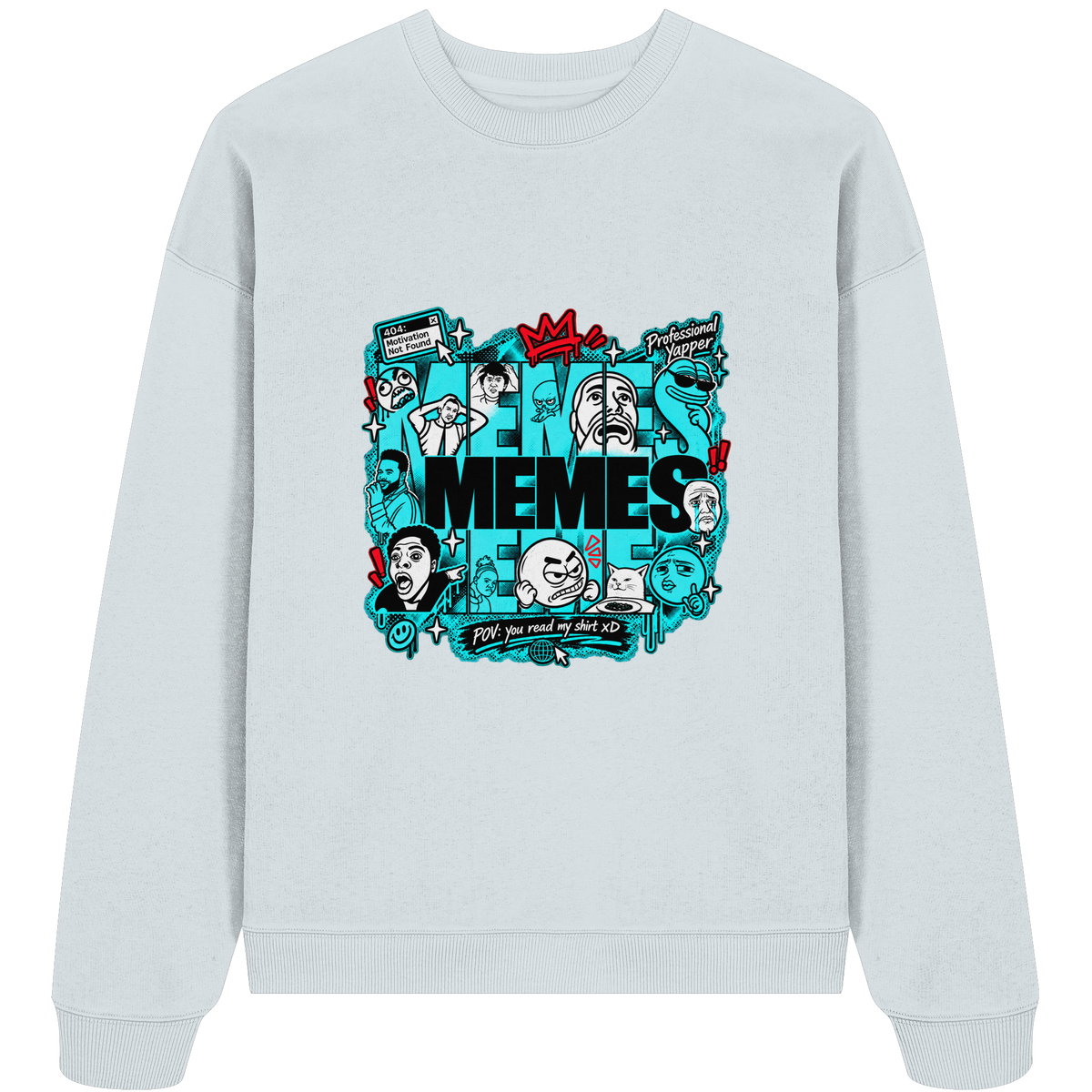 The Meme - Organic Oversize Sweatshirt