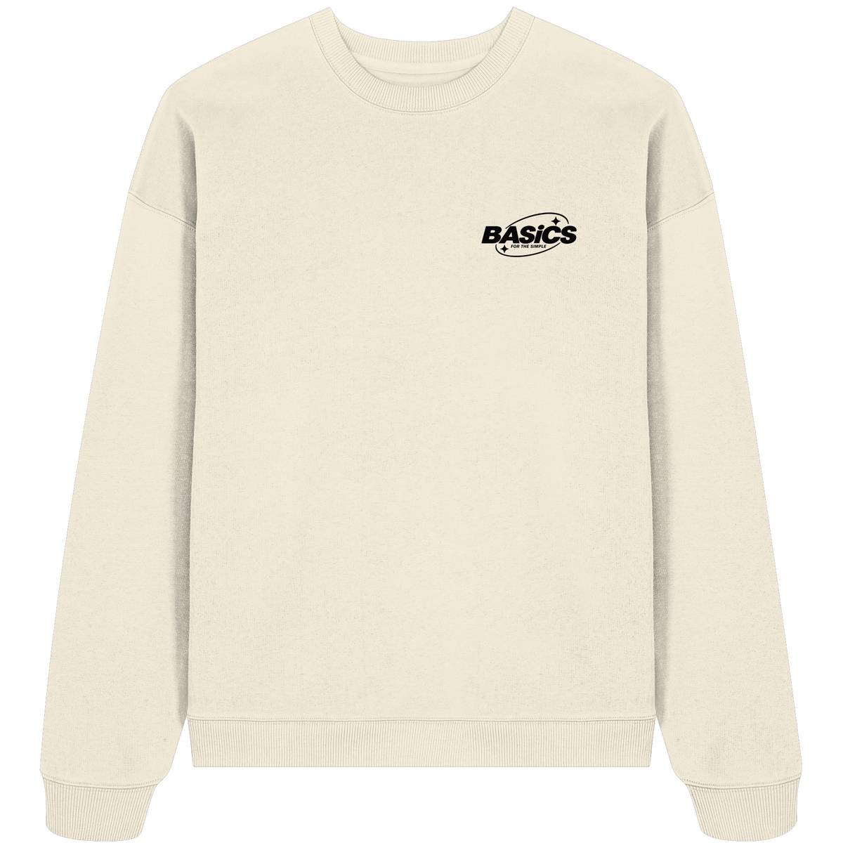 BASiCS - Per i SEMPLICI - Felpa oversize biologica
