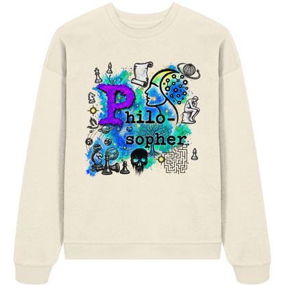 Der Philosoph - Bio-Oversize-Sweatshirt