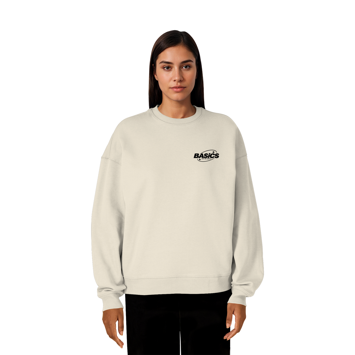 BASiCS - Per i SEMPLICI - Felpa oversize biologica