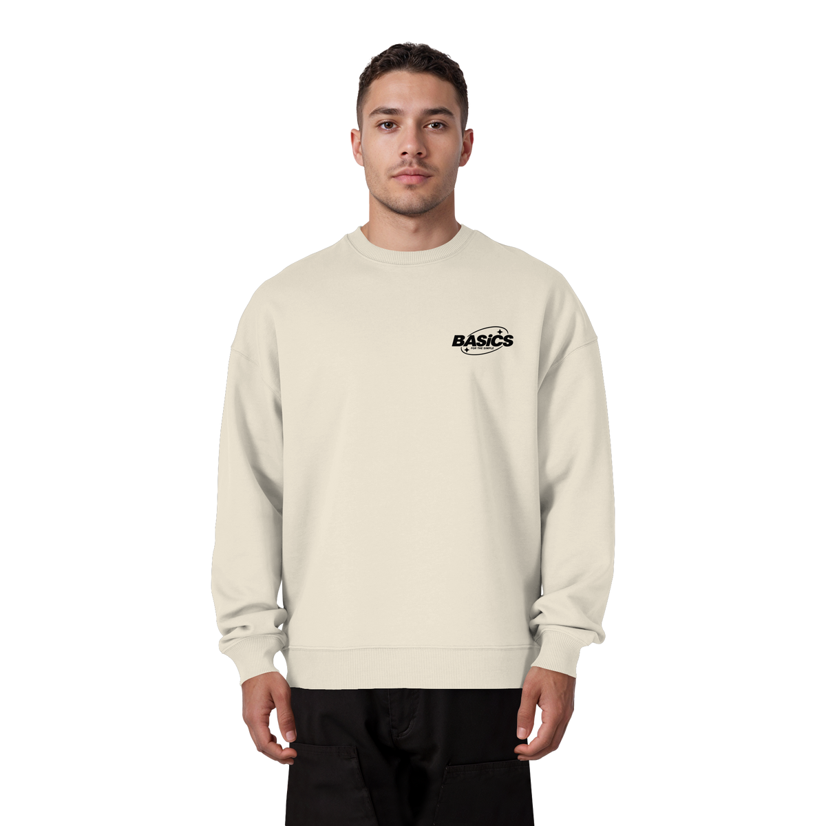 BASiCS - Per i SEMPLICI - Felpa oversize biologica