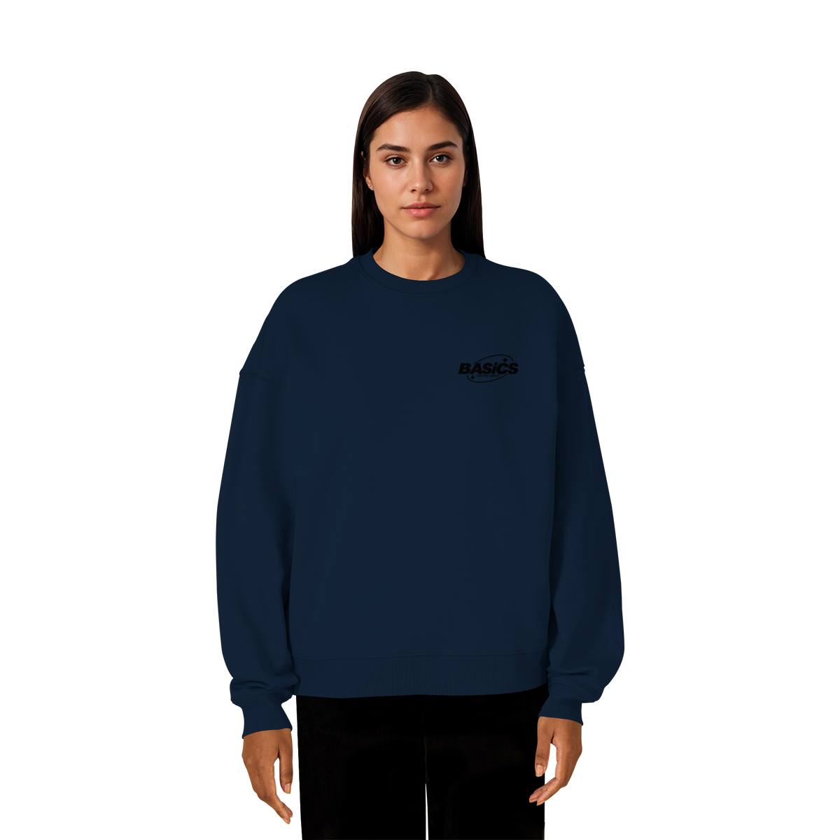 BASiCS - Per i SEMPLICI - Felpa oversize biologica
