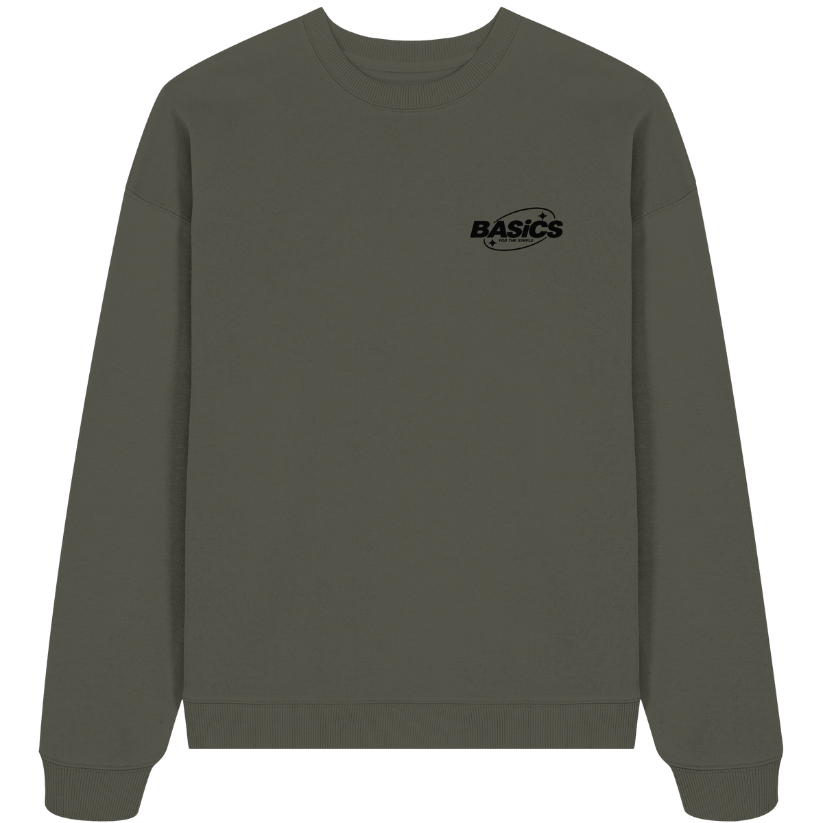 BASiCS - Per i SEMPLICI - Felpa oversize biologica