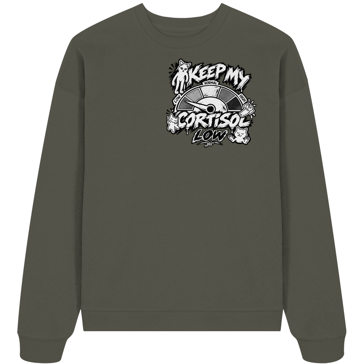 niedriges CORTiSOL - Bio-Oversize-Sweatshirt