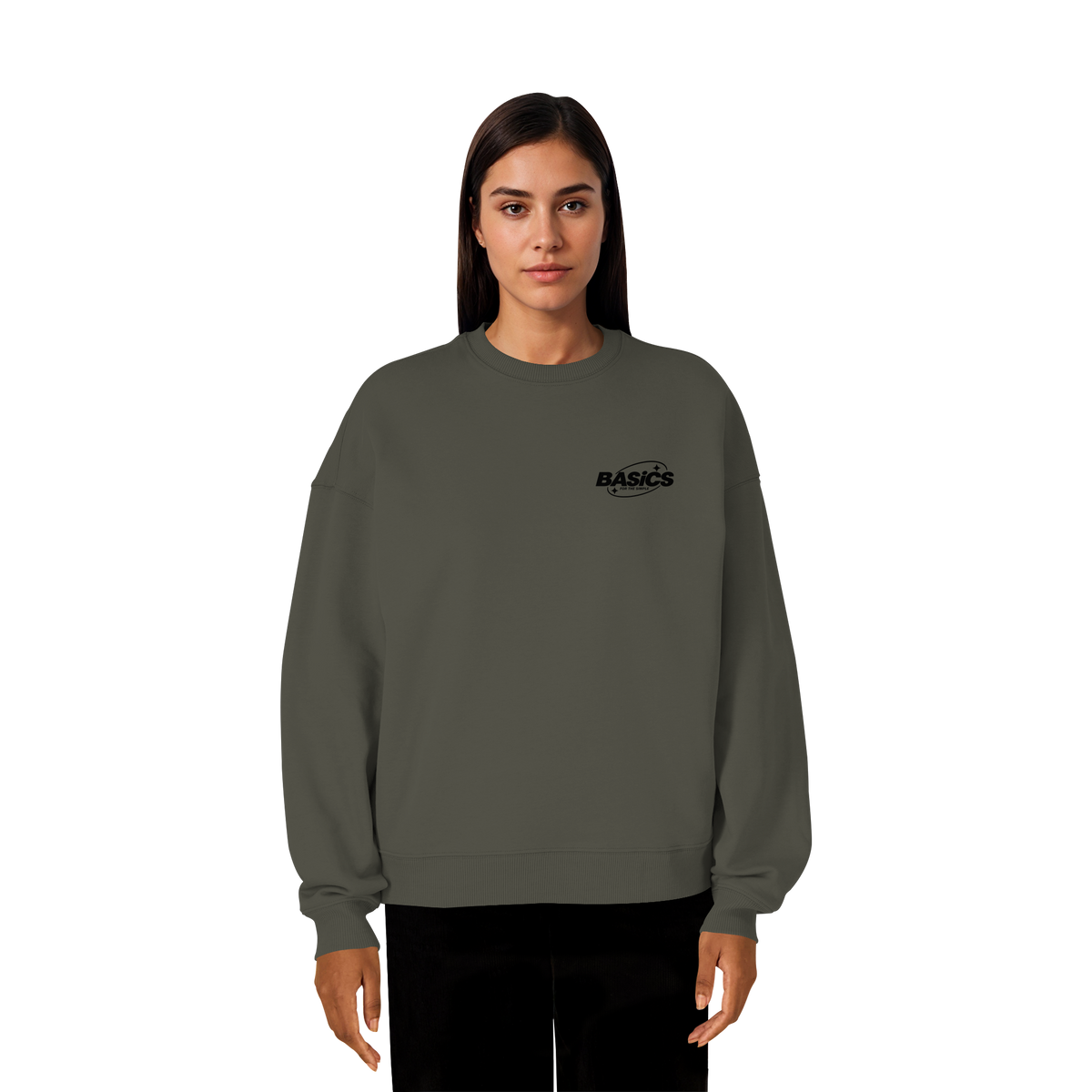 BASiCS - Per i SEMPLICI - Felpa oversize biologica