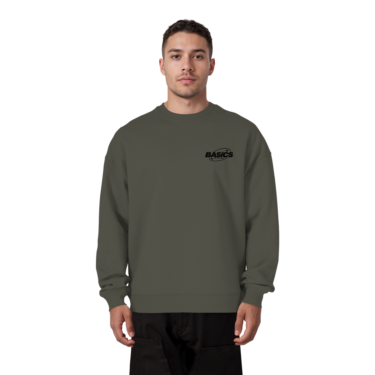 BASiCS - Per i SEMPLICI - Felpa oversize biologica