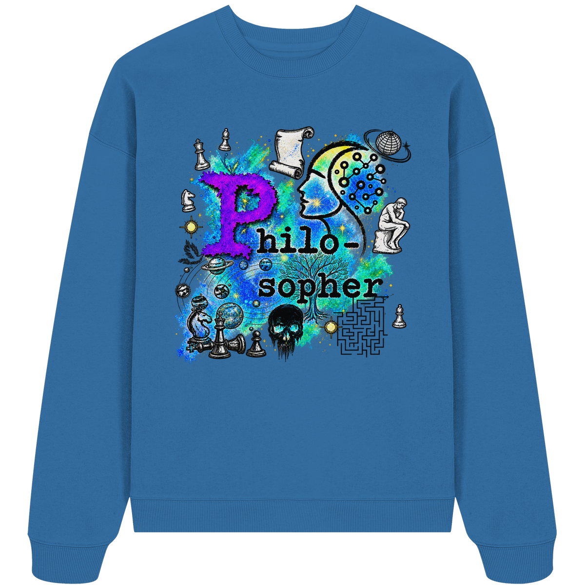 Der Philosoph - Bio-Oversize-Sweatshirt
