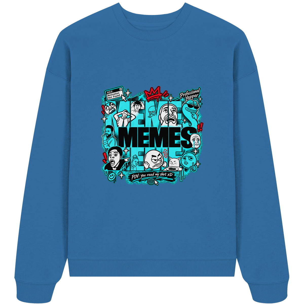 The Meme - Organic Oversize Sweatshirt
