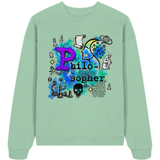 The Philosopher - Organic Oversize Sweatshirt