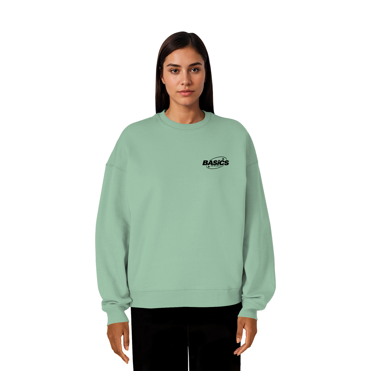 BASiCS - Per i SEMPLICI - Felpa oversize biologica