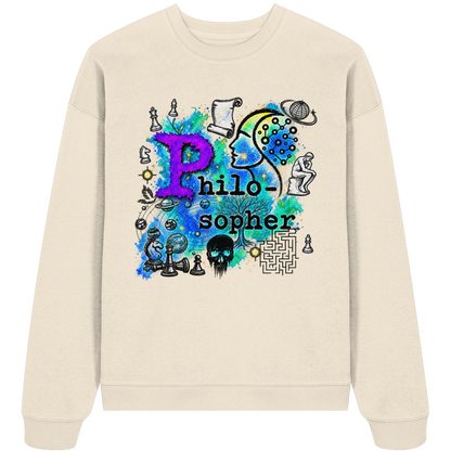 Der Philosoph - Bio-Oversize-Sweatshirt