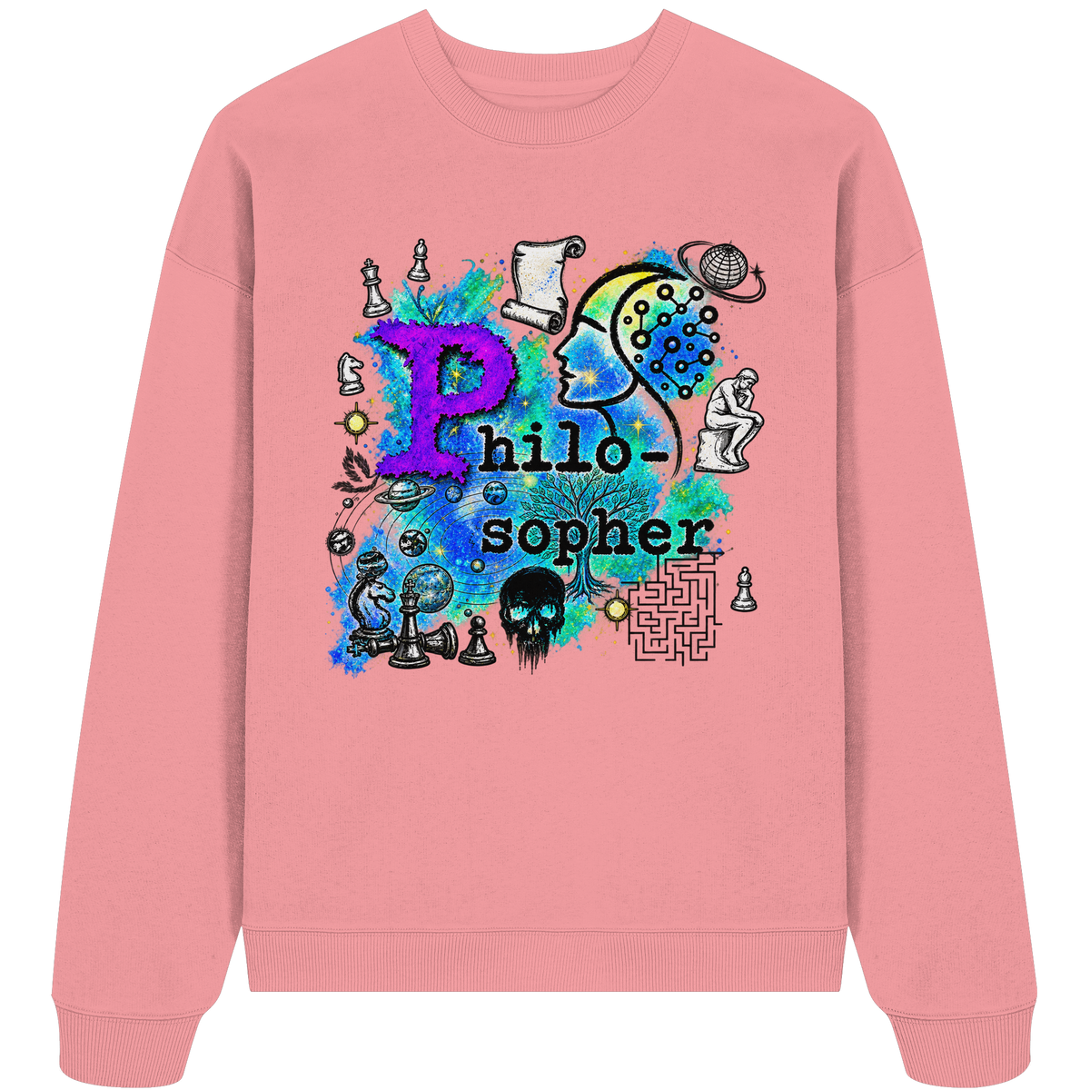 Der Philosoph - Bio-Oversize-Sweatshirt