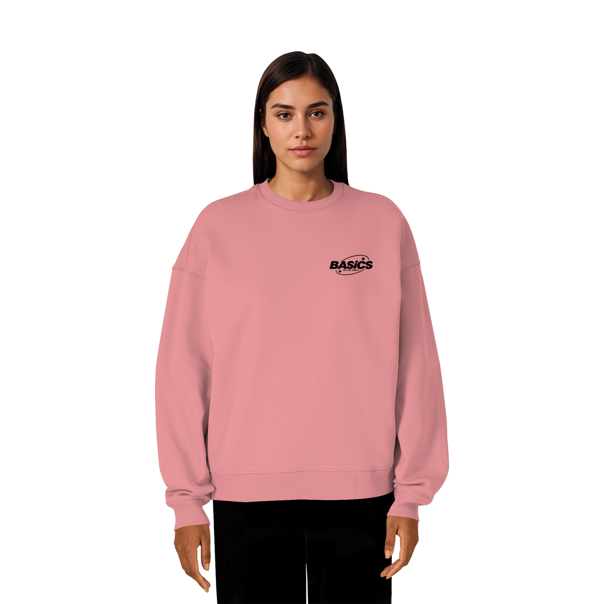 BASiCS - Per i SEMPLICI - Felpa oversize biologica