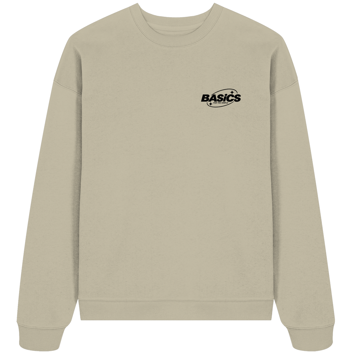 BASiCS - Per i SEMPLICI - Felpa oversize biologica