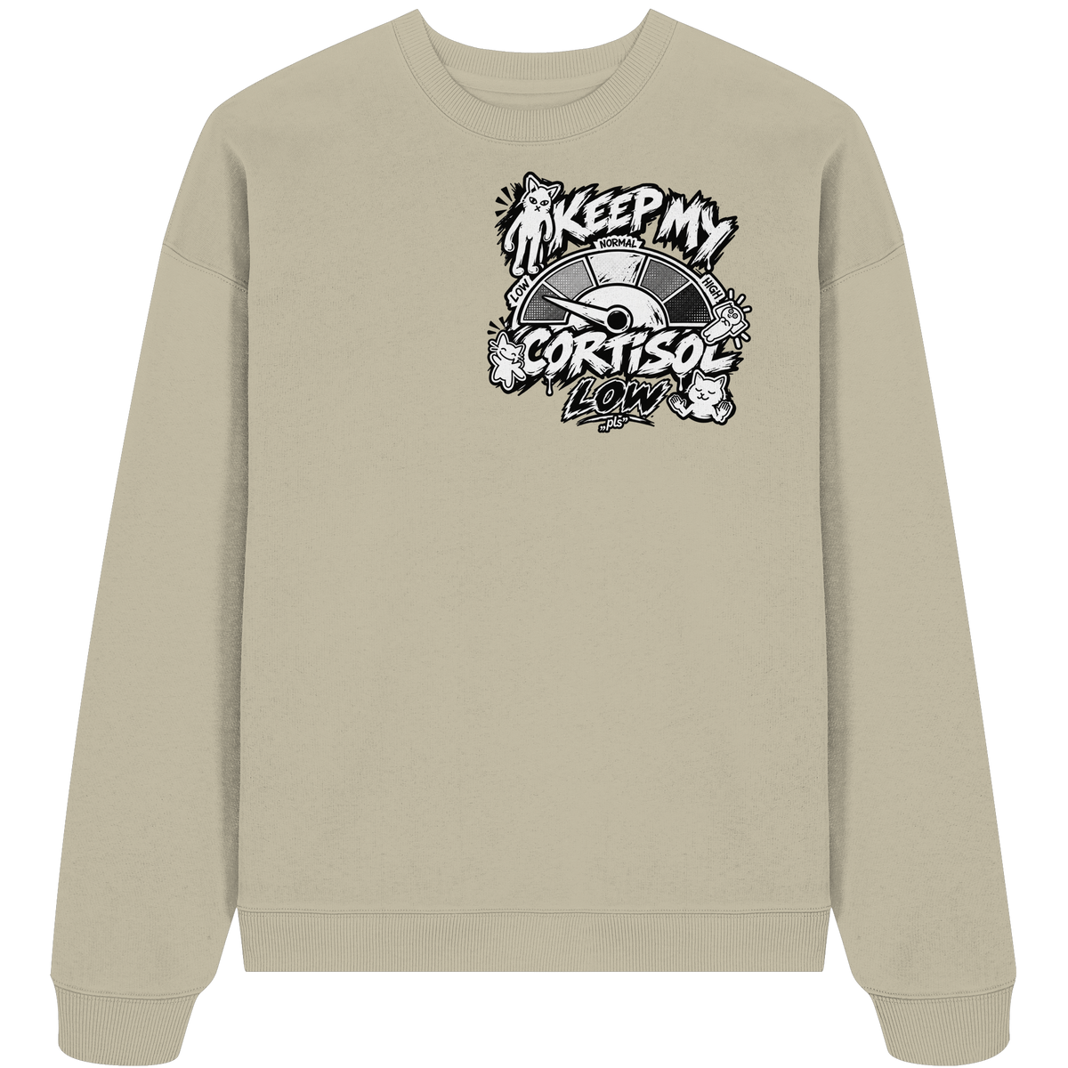 niedriges CORTiSOL - Bio-Oversize-Sweatshirt