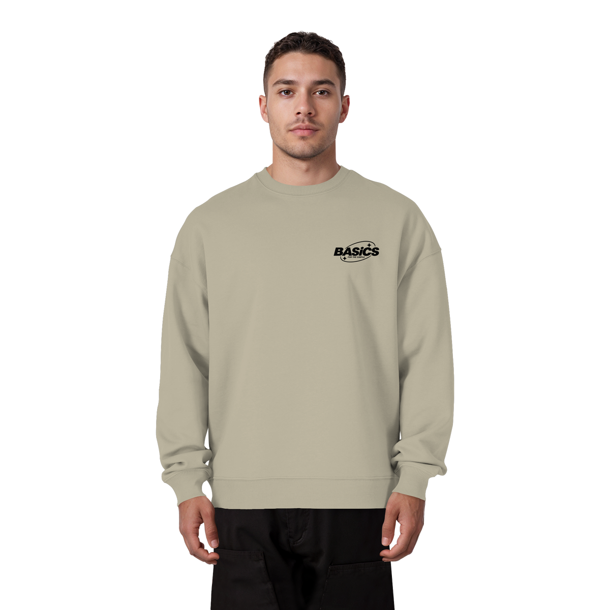 BASiCS - Per i SEMPLICI - Felpa oversize biologica