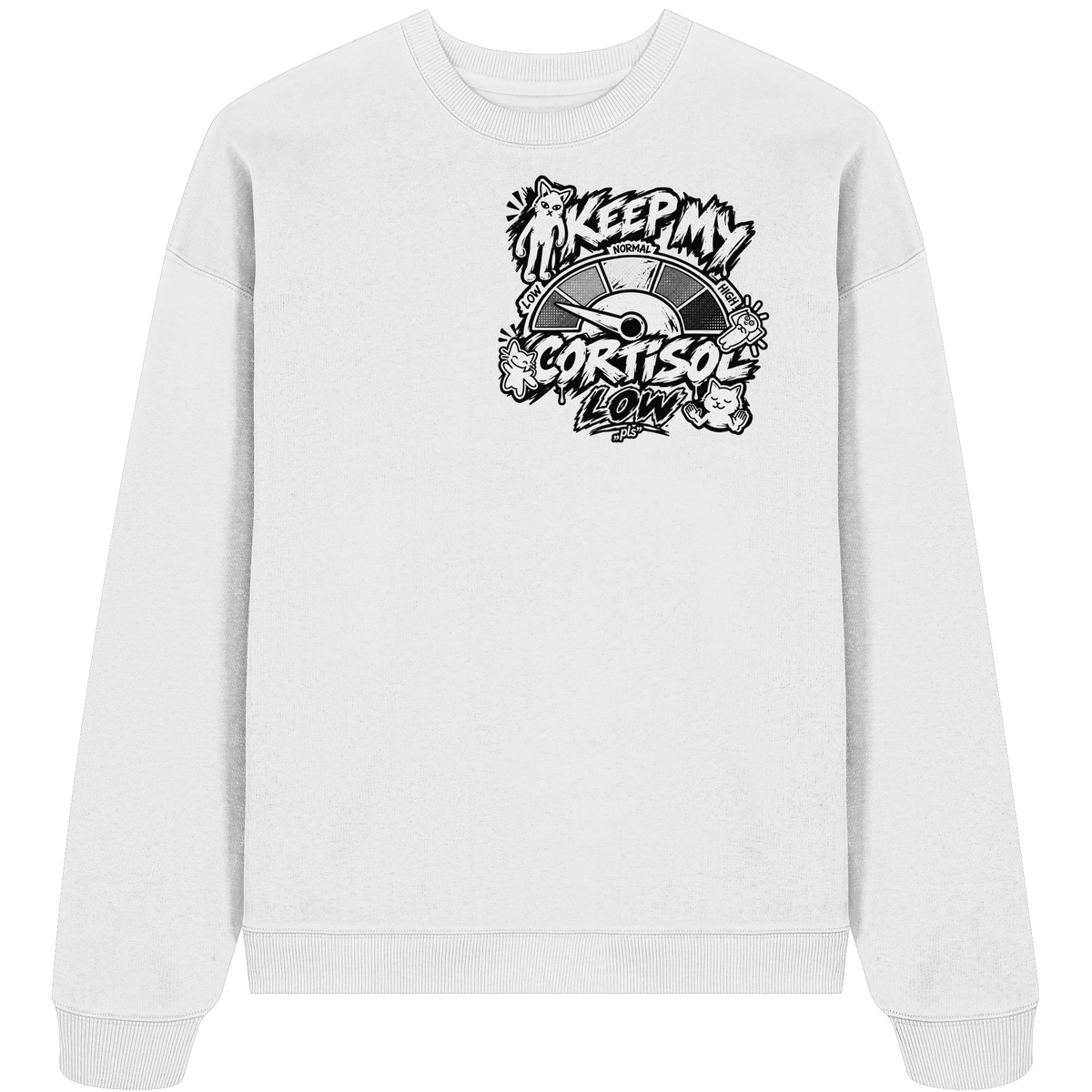 niedriges CORTiSOL - Bio-Oversize-Sweatshirt