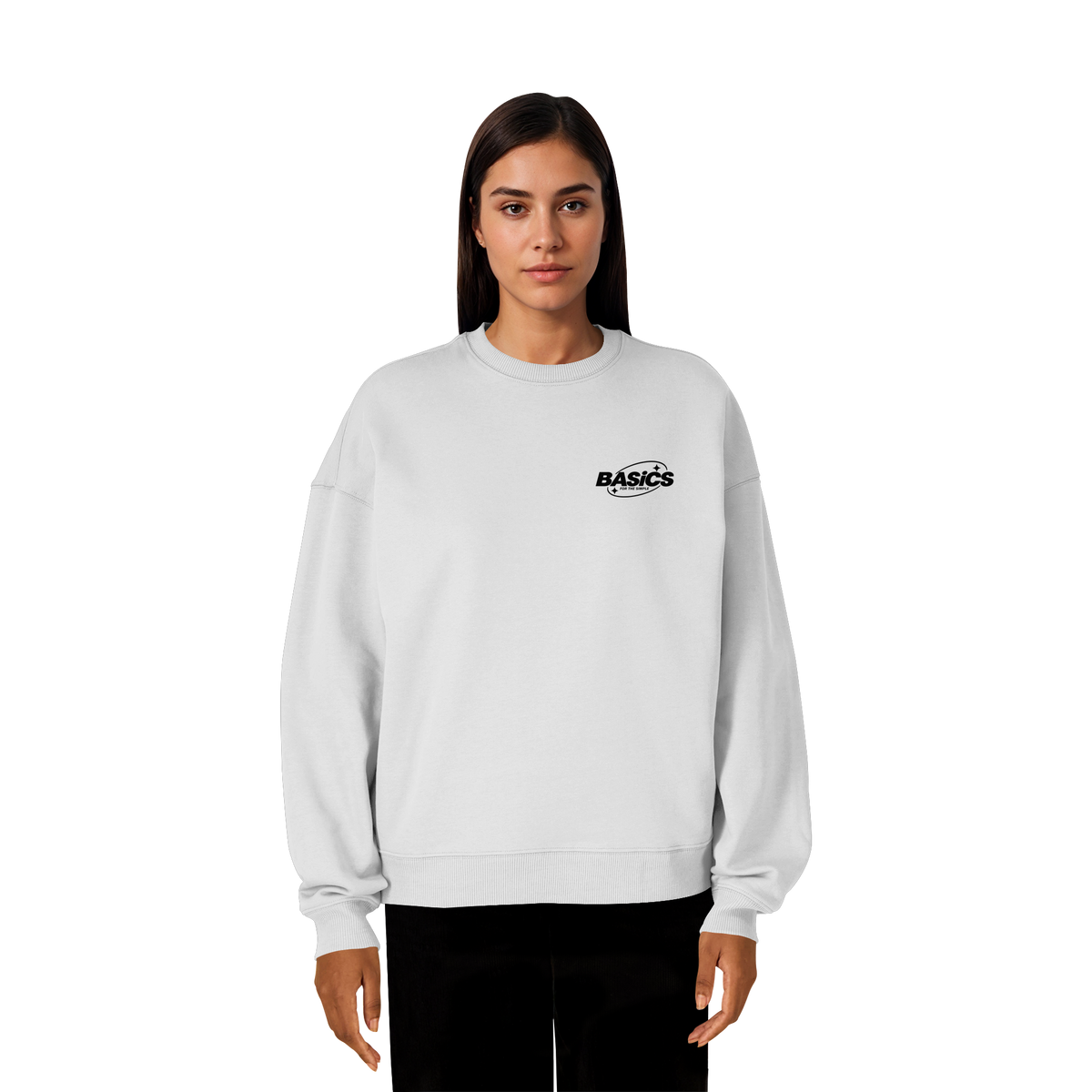 BASiCS - Per i SEMPLICI - Felpa oversize biologica