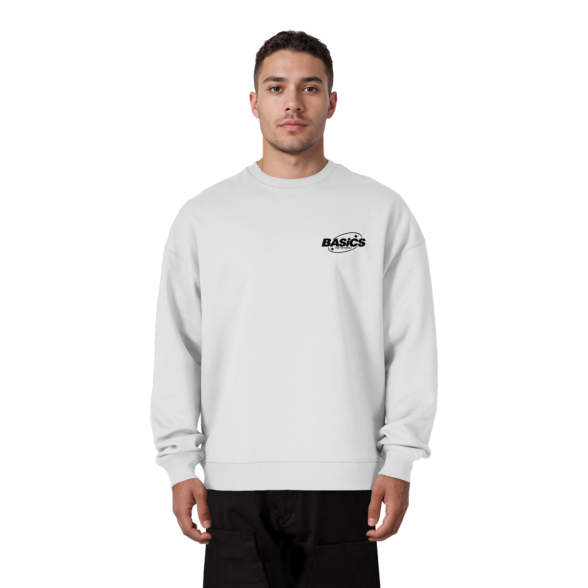 BASiCS - Per i SEMPLICI - Felpa oversize biologica
