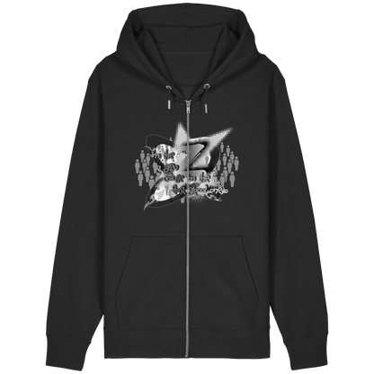 The Rebellion Z BASiC - Felpa con zip organica dal taglio rilassato