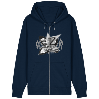 The Rebellion Z BASiC - Felpa con zip organica dal taglio rilassato