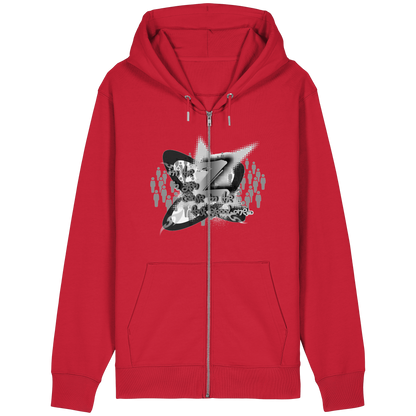 The Rebellion Z BASiC - Felpa con zip organica dal taglio rilassato