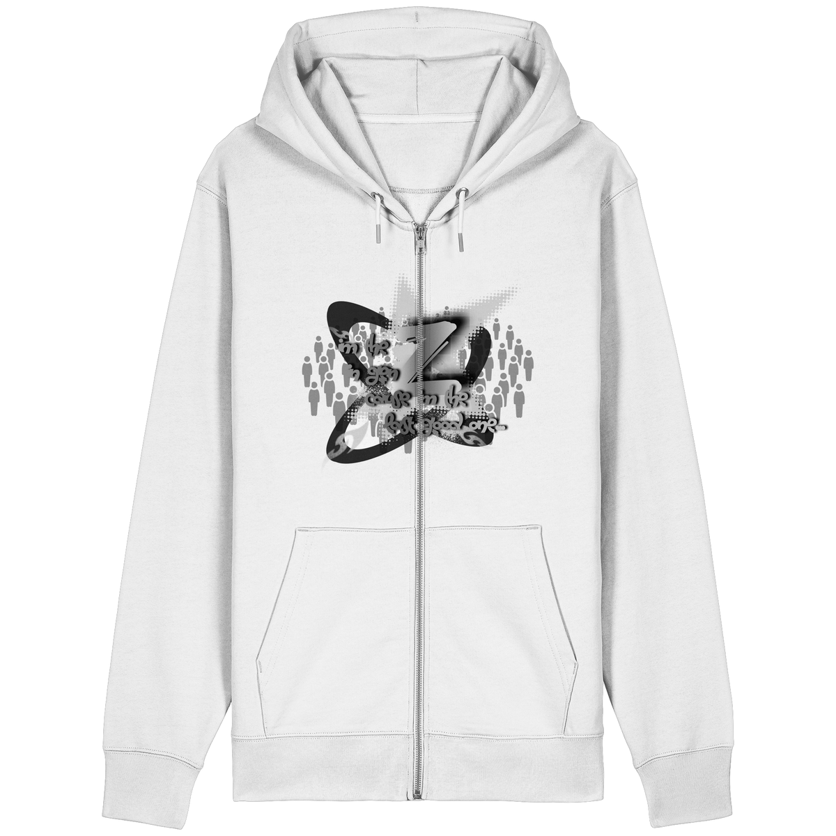 The Rebellion Z BASiC - Felpa con zip organica dal taglio rilassato