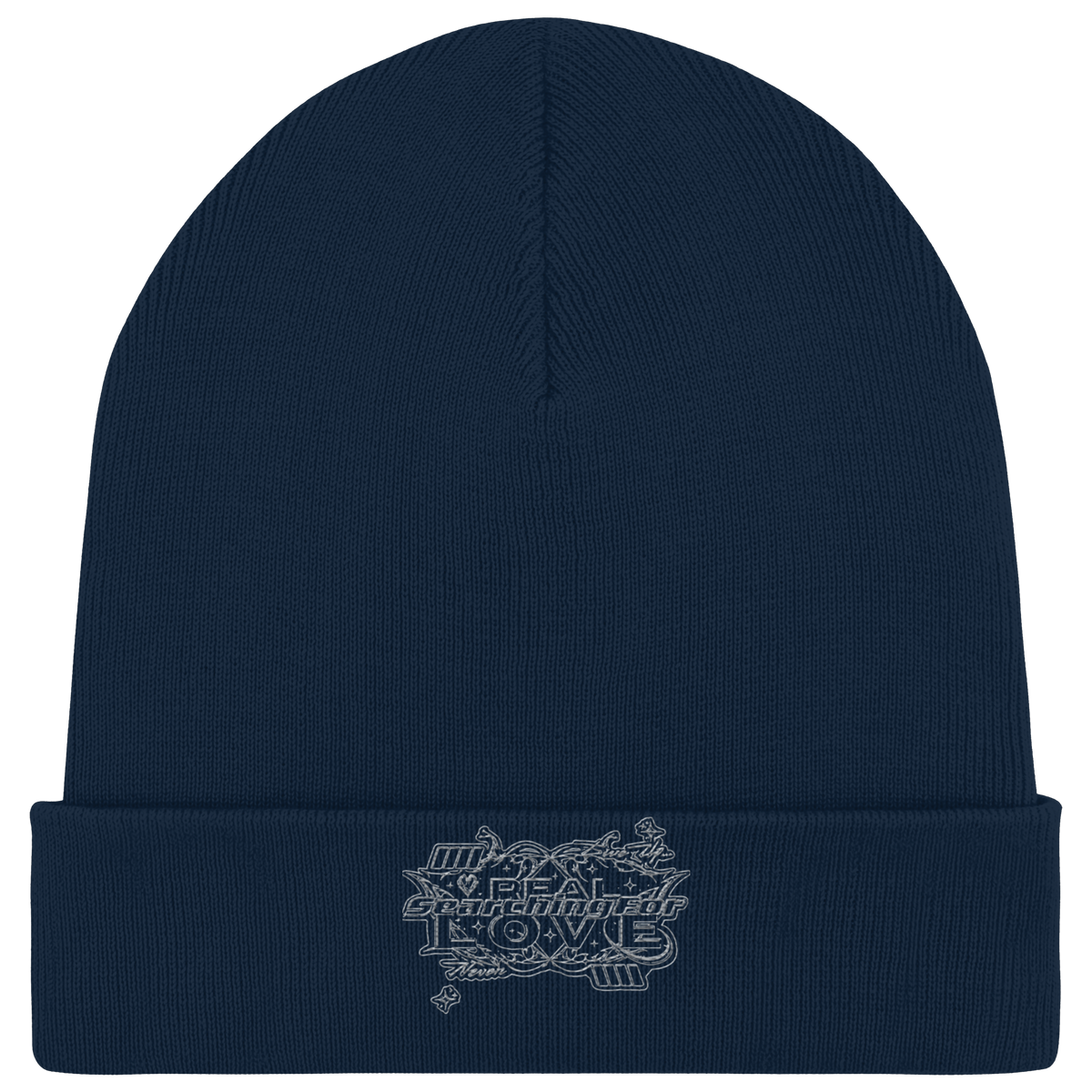 DIE REAL LOVE BASiCS – Beanie aus Bio-Rippstrick