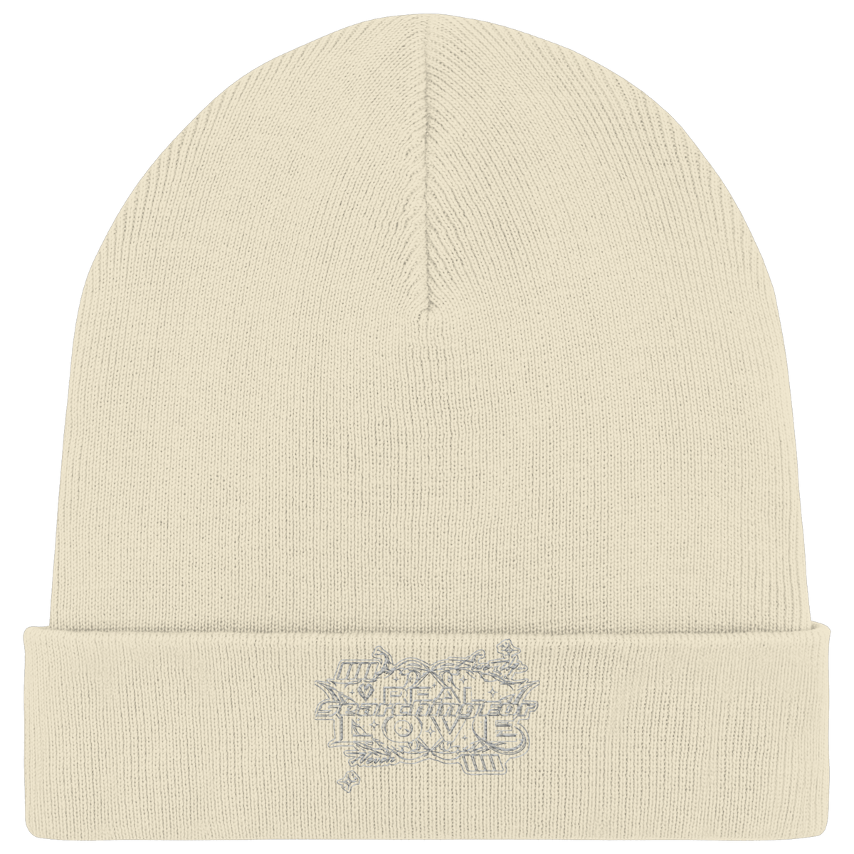 DIE REAL LOVE BASiCS – Beanie aus Bio-Rippstrick