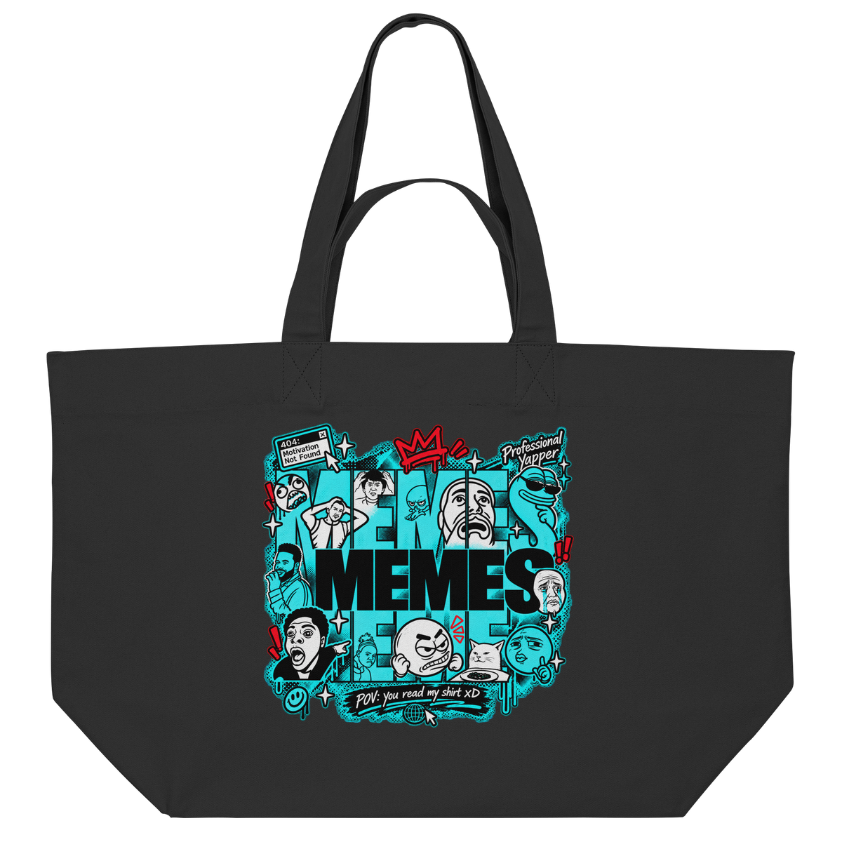 The Meme - Organic Shopping-Bag