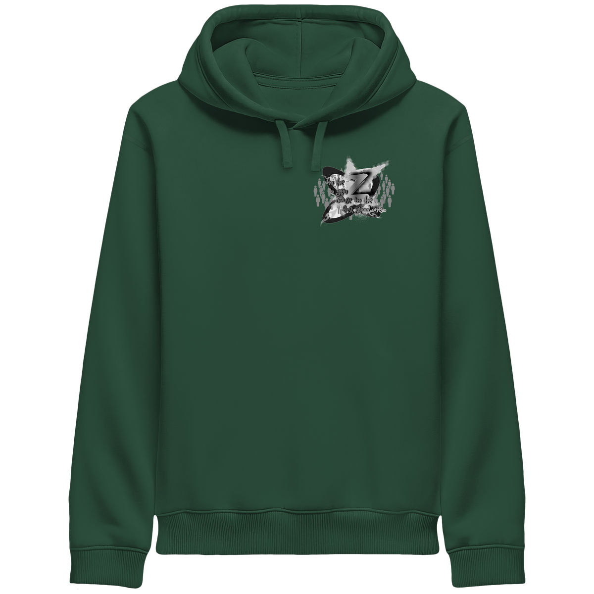 The Rebellion Z BASiCS - Organik Yan Cepli Hoodie