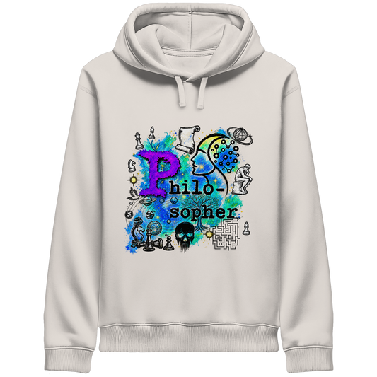 The Philosopher - Organic Side Pocket Hoodie