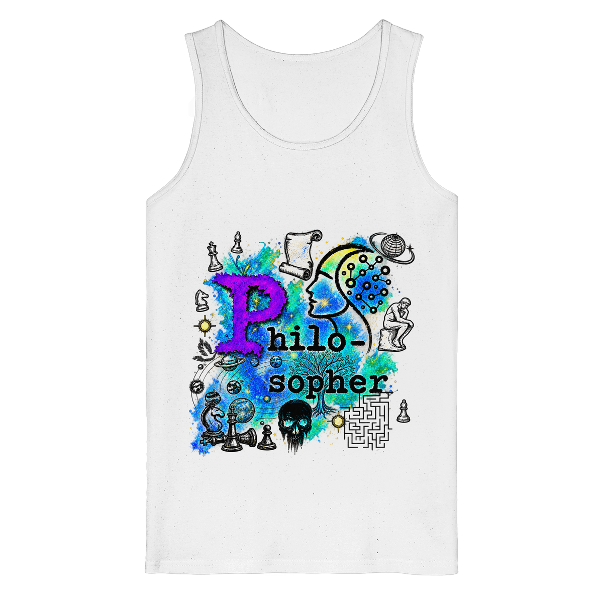 The Philosopher - Organic Tank Top