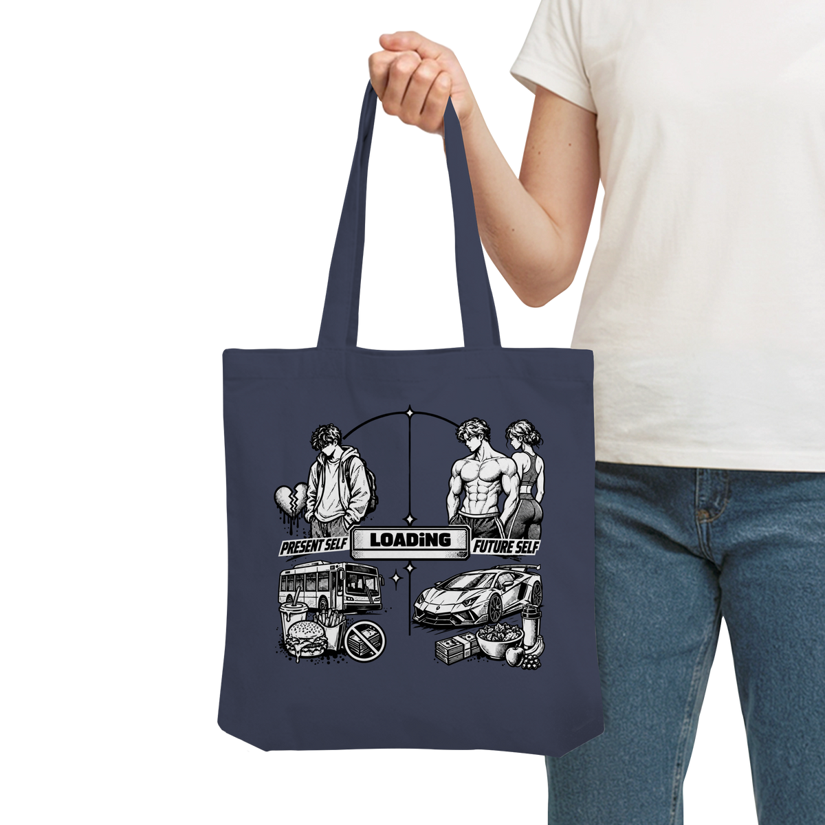 BASiCS iN CARiCO - Borsa in tela biologica