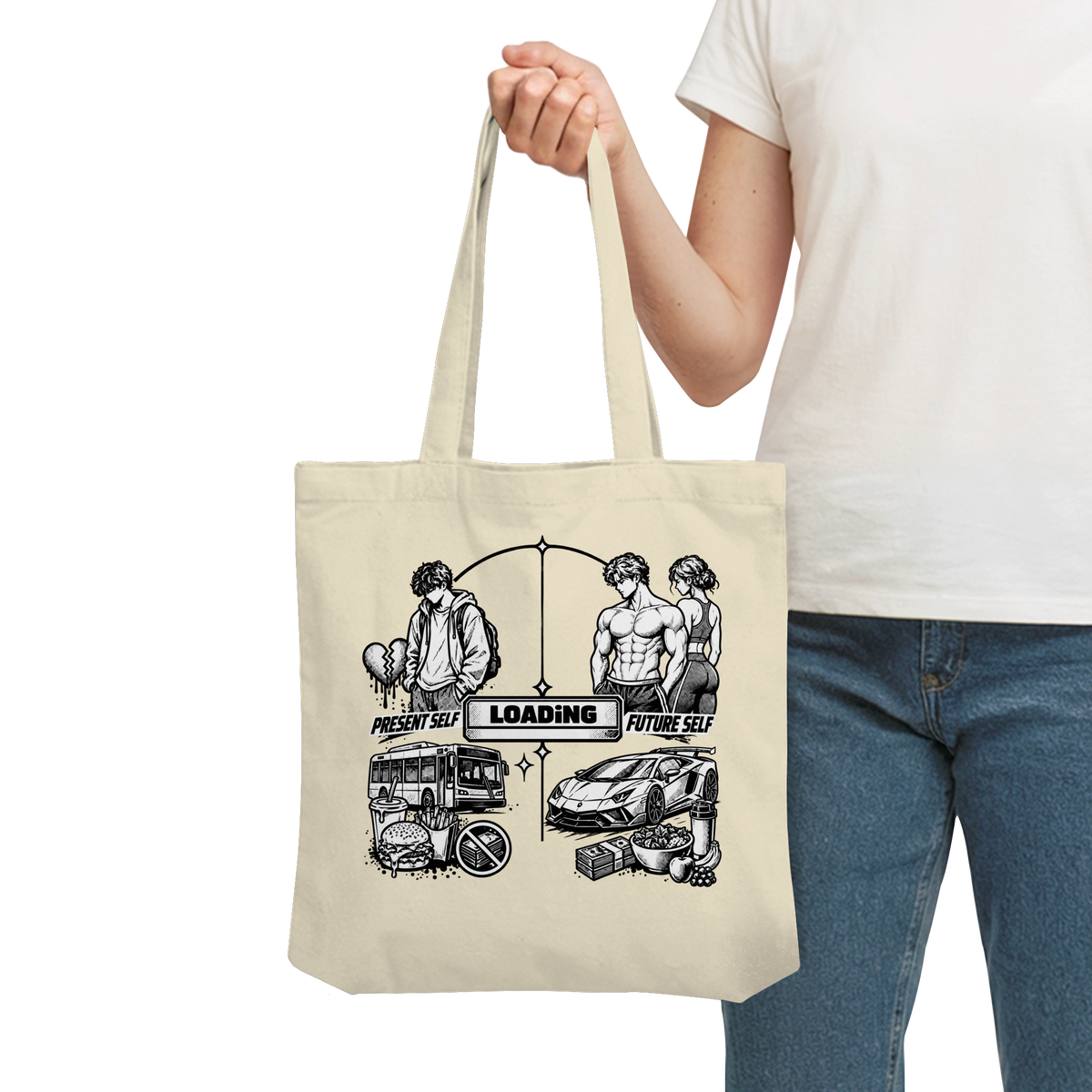 BASiCS iN CARiCO - Borsa in tela biologica