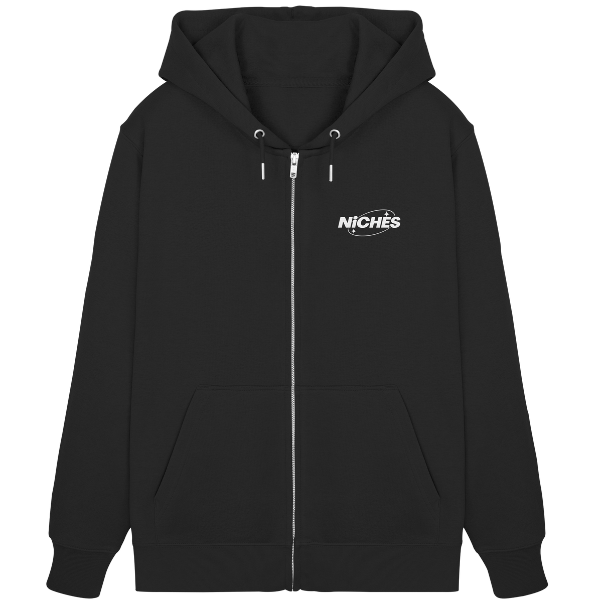 NiCHES - ESTILO BÁSICO - Sudadera orgánica con cremallera