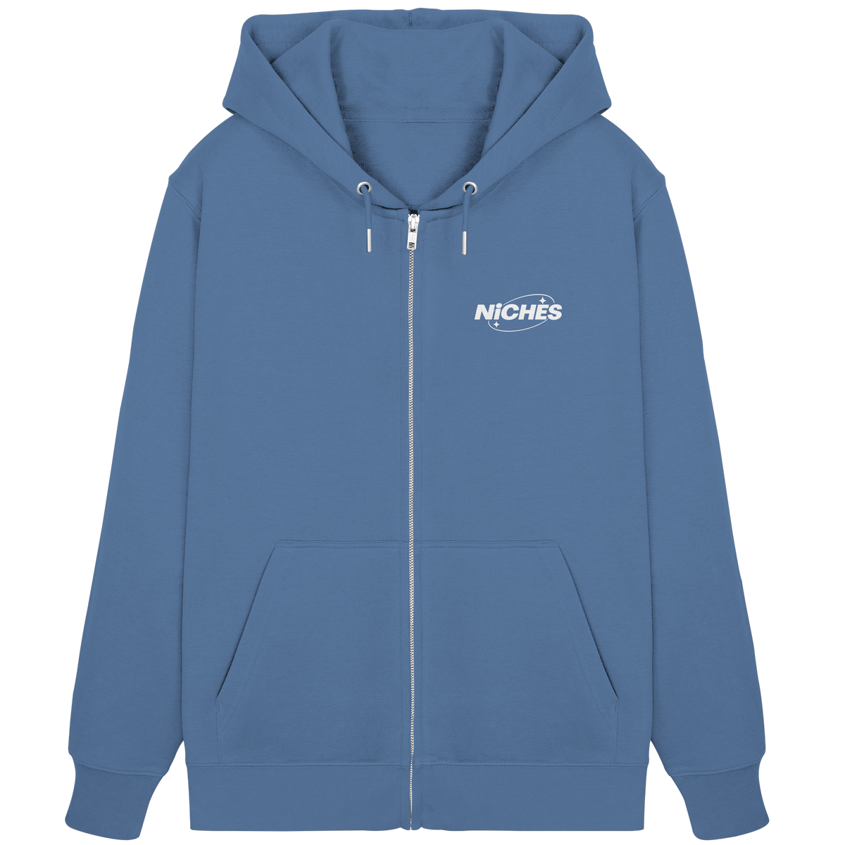 NiCHES - ESTILO BÁSICO - Sudadera orgánica con cremallera