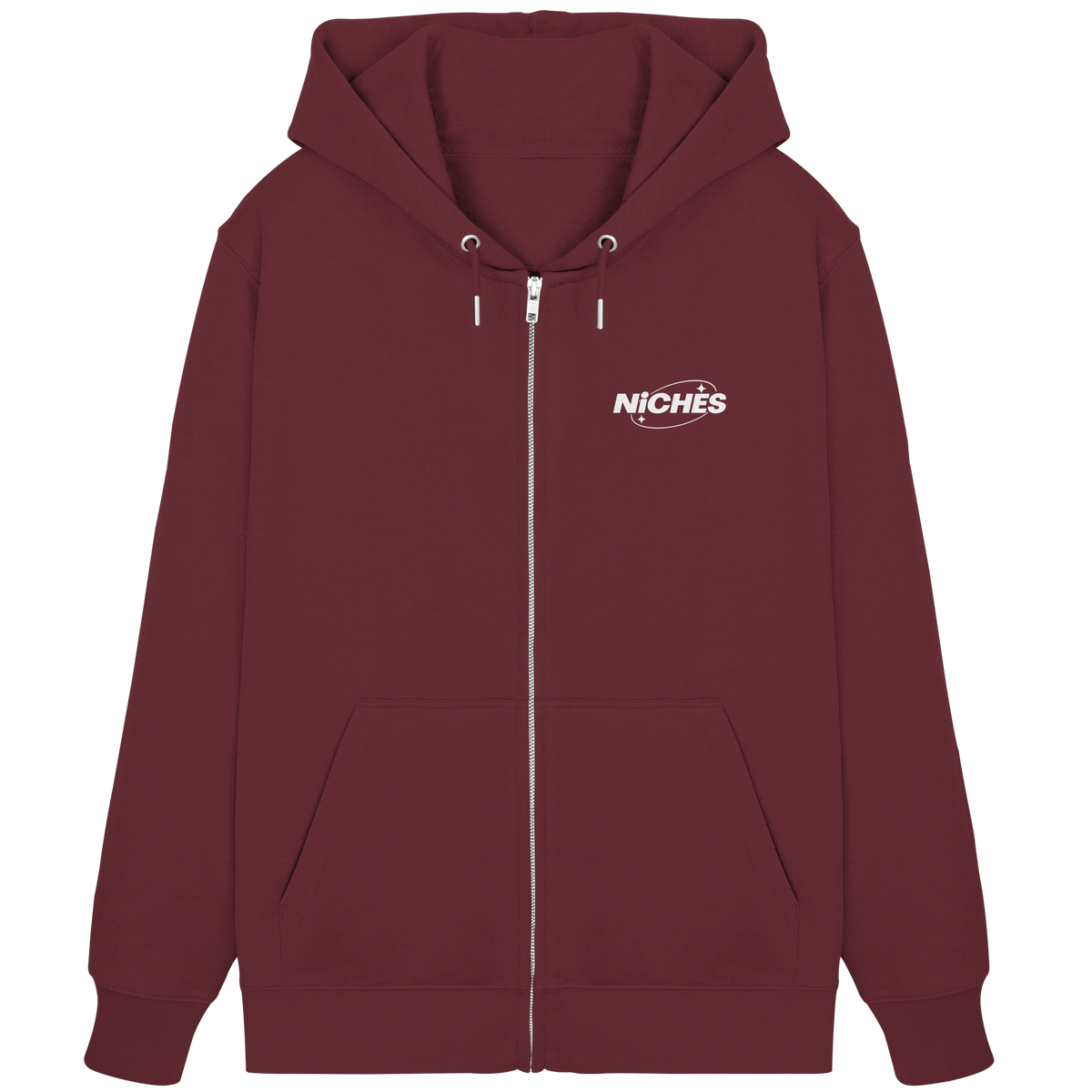 NiCHES - ESTILO BÁSICO - Sudadera orgánica con cremallera