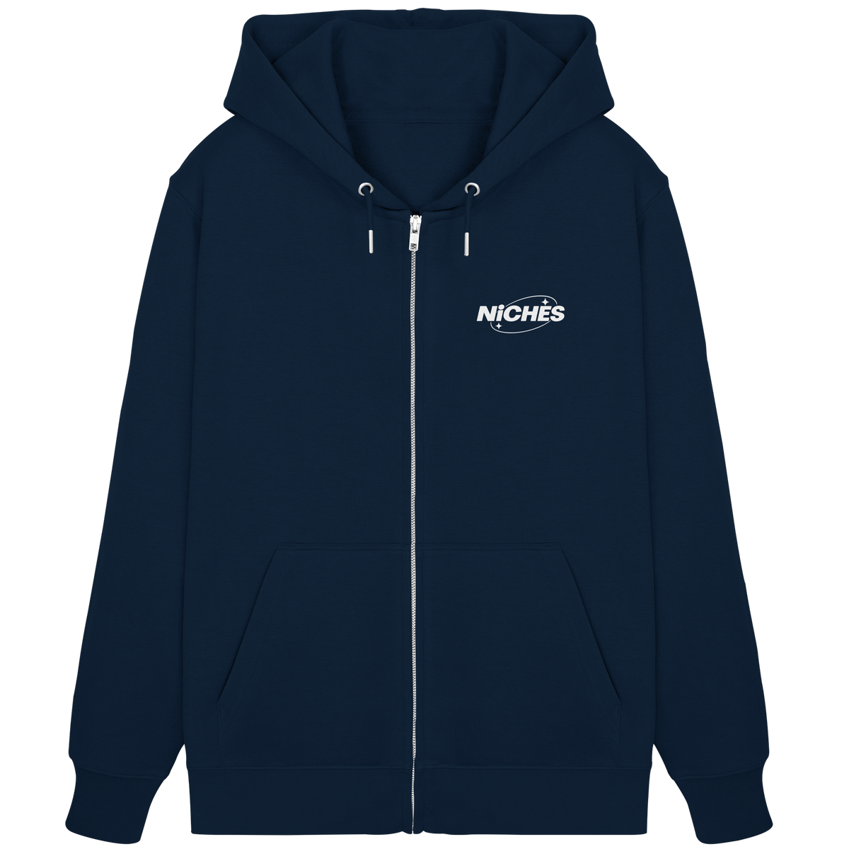 NiCHES - ESTILO BÁSICO - Sudadera orgánica con cremallera
