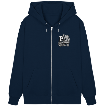 Der Philosoph - Bio-Reißverschluss-Hoodie
