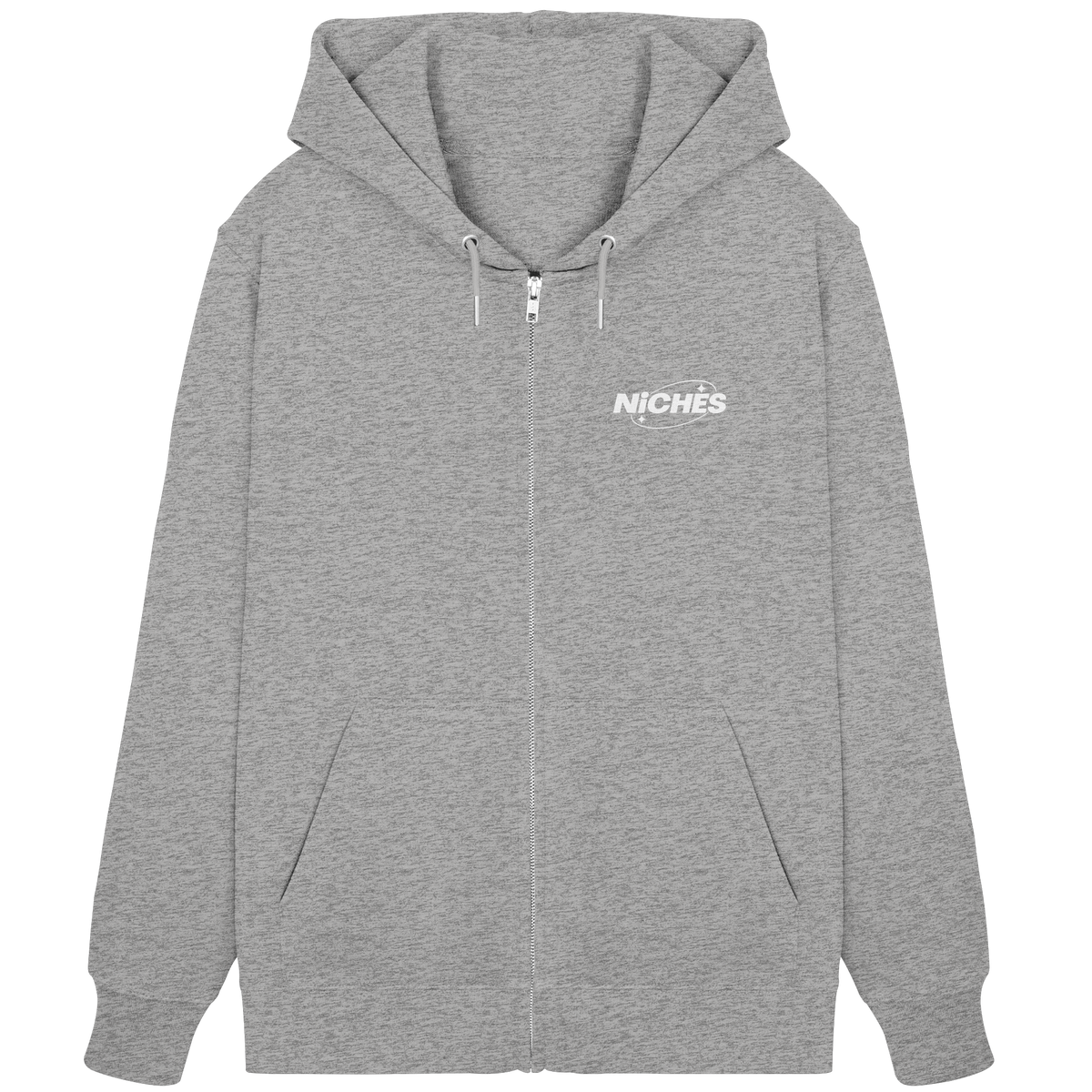 NiCHES - ESTILO BÁSICO - Sudadera orgánica con cremallera