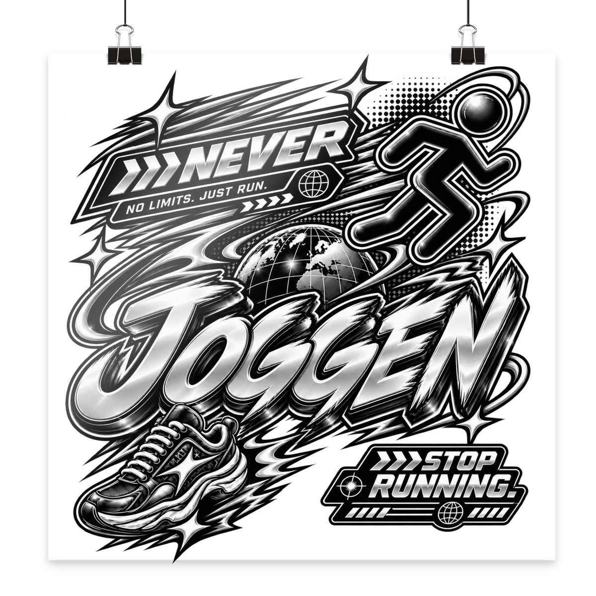 The JoGGer BASiCS - Poster 30x30