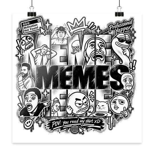 The MEME - Poster 50x50