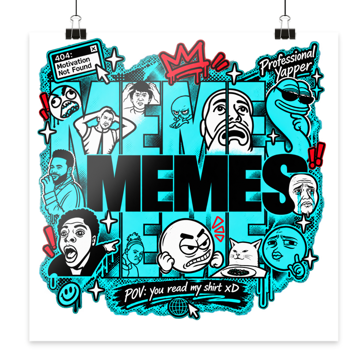 The Meme - Poster 50x50