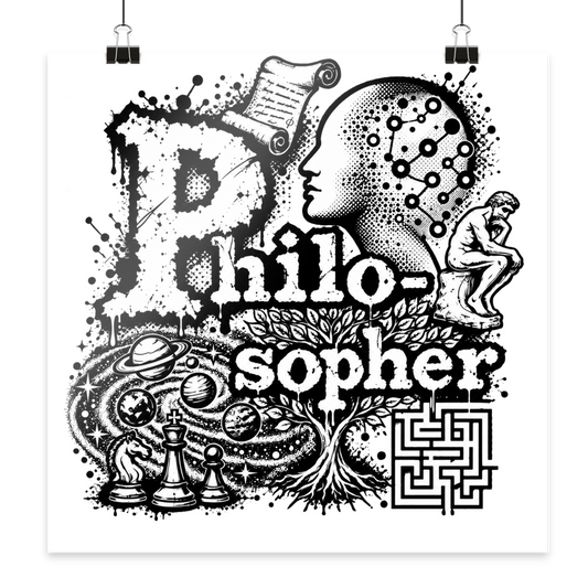 The Philosopher - Poster 60x60