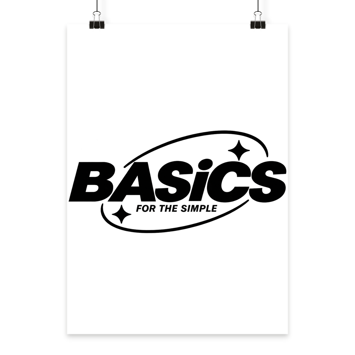 BASiCS - Per i SEMPLICI - Poster Din A1 (verticale)