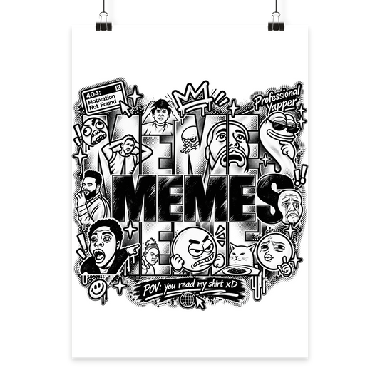 The MEME - Poster Din A2 (hoch)