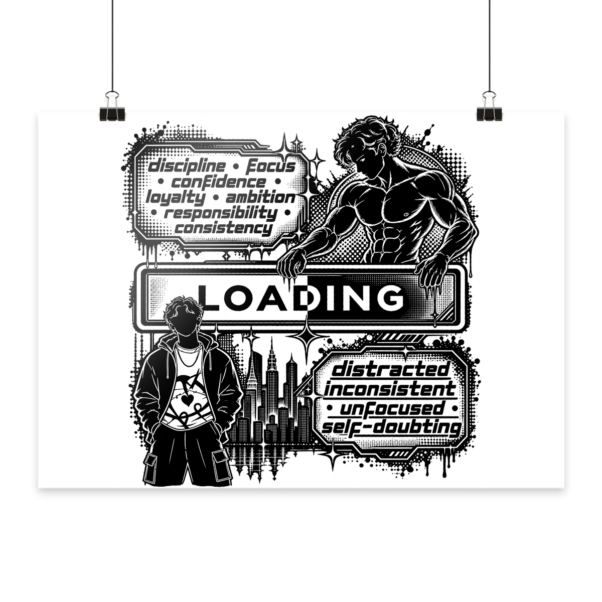 LOADiNG BASiCS - Poster Din A2 (quer)
