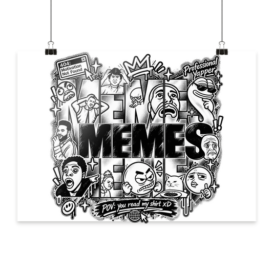 The MEME - Poster Din A3 (quer)