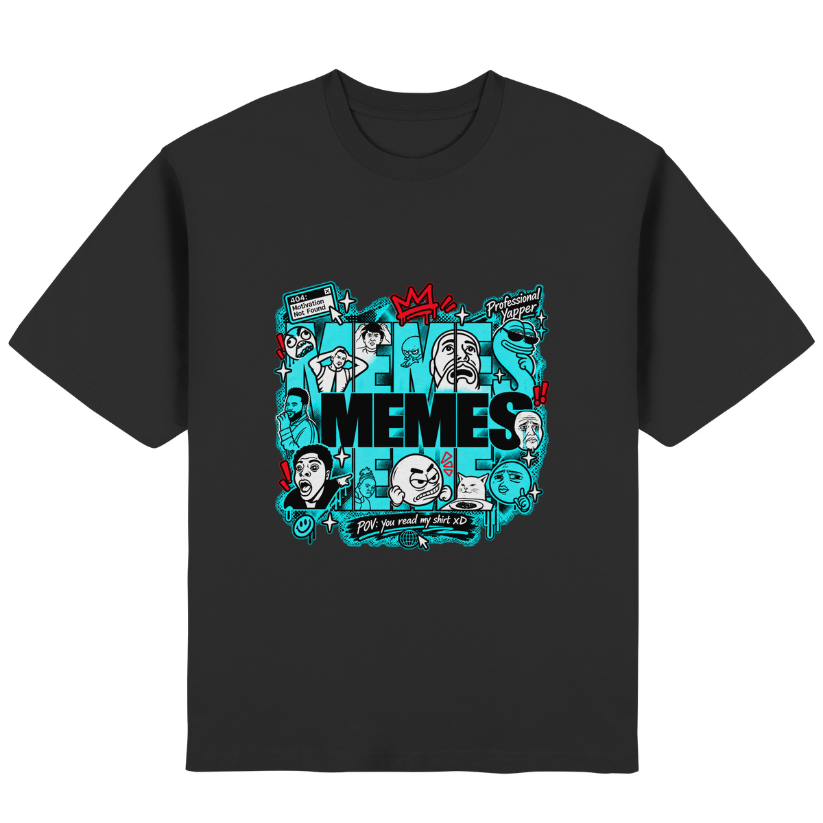 The Meme - Streetwear Oversized T-Shirt